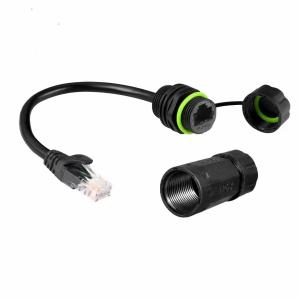 China 125V 1000MHz RJ45 Waterproof Connector UV Resistance Outdoor RJ45 Connector factory