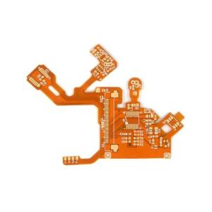 China RoHS CE FCC High Frequency Double Sided Rigid Flexible PCB factory