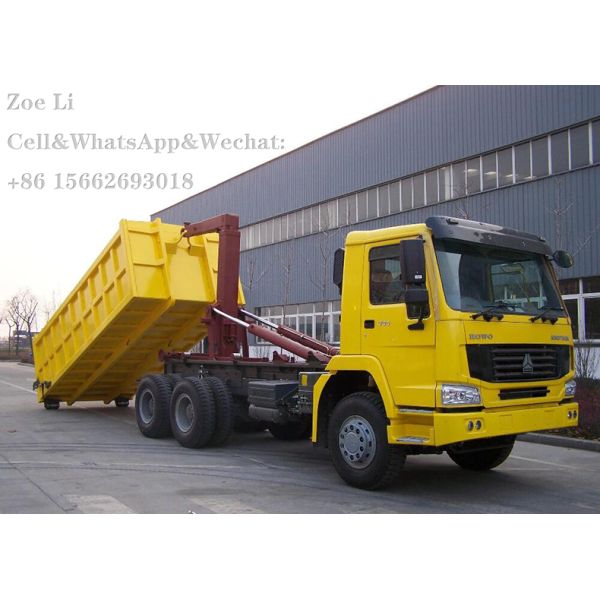SINOTRUK HOWO 6x4 Hook Arm Roll Garbage Truck for Waste Rubbish Trash