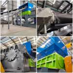 Used Clothes Textile Waste Shredder Machine For Leather Non Woven Fabric