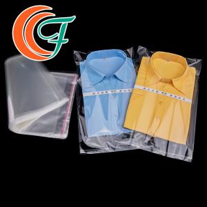 China Custom Logo T Shirt Clear Breathable OPP Bag Packing Self Adhesive Bag factory