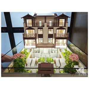 Residential Miniature Architectural Models 1:150 Scale Model Villa