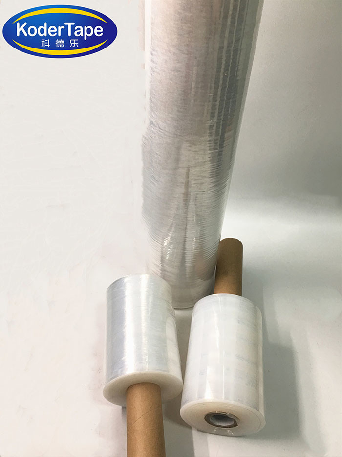Custom Printing Strong Adhesion Width 80mm Lldpe Stretch Film