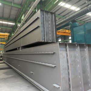 Q235B Q355B Steel Beam Fabrication With Painting Galvanized Surface
