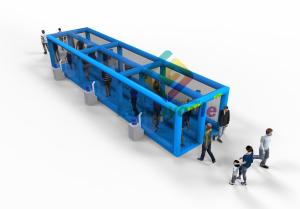 China Inflatable Disinfect Isolation Tent Inflatable Sterilize Channel Tent Disinfection Channel factory