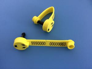 China Animal Rfid Sheep Ear Tags Plastic ISO 11784 134.2 Khz factory