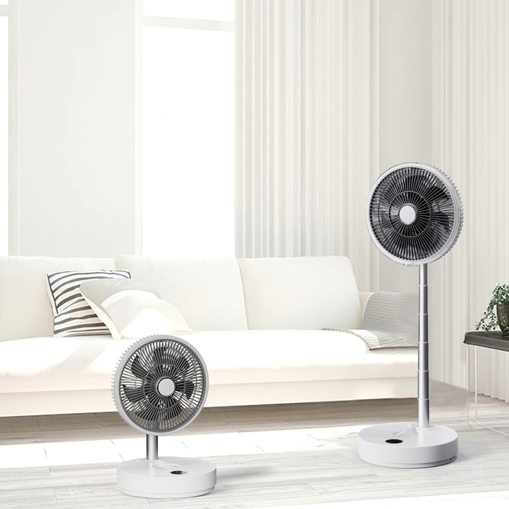Intelligent Telescopic Fan HY-350-10 HY-350-12 with 25W Power and Rechargeable Design