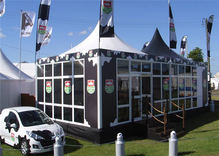 Polyester Glass Wall 5m * 5m Family Marquee Tent Wind - Resistant