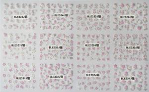China Fingernail Stickers Nail Art Nail Stickers Self-Adhesive Nail Stickers 3D Nail Decals-BLEJ factory