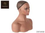 Life Size 42cm height Jewelry Mannequin Head / Shoulder Mannequin Head