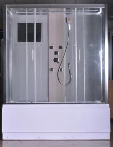 China Rectangular Clear Glass Shower Enclosures , Rectangular Shower Stalls Kits factory