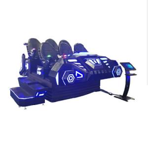 China 6 Seats 9d Virtual Reality Simulator Movie Theater plastic Material factory