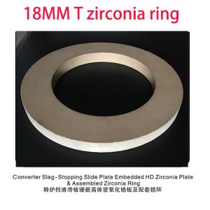 85% Al2O3 slide gate refractory For Tundish Embedded Zirconia Insert