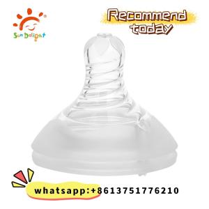 China Round / Flat Baby Silicone Feeder With Custom Logo Possibility factory