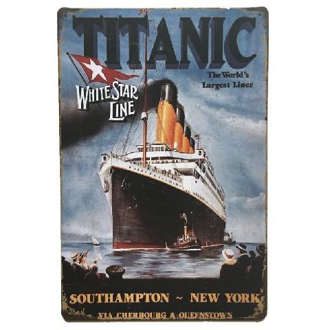Wholesale Custom Embossed Home Wall Decor Metal Crafts Vintage Tin Poster Signs