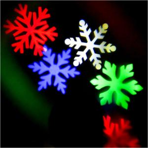 China Christmas Decoration Rotating Projection Led Lights Snowflake Spotlight, Christmas Led Projector Light Show Waterproof factory