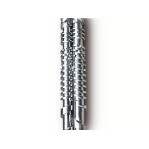 Nitrided Bimetallic Screw And Barrel For Extruder Machine