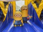 5x5m Inflatable Castle Bouncy Slide Jump Bounce House For Kids And Adults