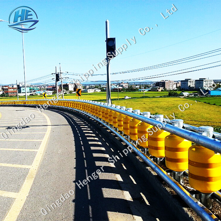 High Speed Tunnel Entrance Rolling Guardrail Barrier Cliff Sharp Turn Protection