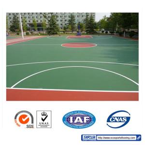 China Non Pollution Polyurethaning Outdoor Sports Surfaces High Elasticity factory