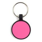Rose Orange Blank Dog ID Tags Silicone Name Tags For Dogs Personalized