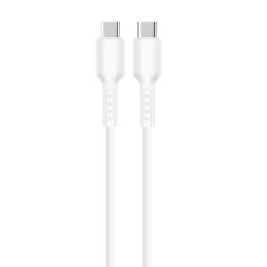 China 1m / 2m Black / White Silicone Charging Cable 480Mbps Customizable on sale