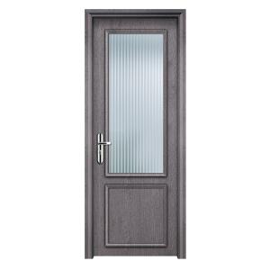 China Carved Design WPC Hollow Door With Customizable Hollow Glass Features factory
