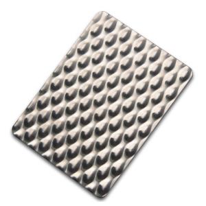 China 316L Material Embossed Stainless Steel Sheet 15mm Thickness With 2B Finish factory