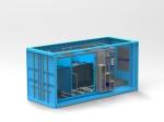 MBR Wastewater Treatment Plant RO Water Purifier Plant with PLC Containerized