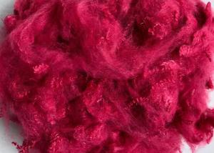 China High Tenacity Recycled Cotton Fibre For Packaging Blanket And Artificial Fur factory