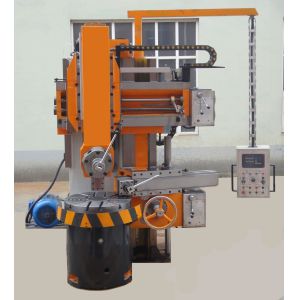 Large Diameter Vertical Lathe Machine / Automatic Single Column Vertical Lathe