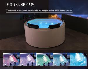 China 5' Acrylic Freestanding Bathtub Round 1500mm 1700mm European Style 2 Person factory