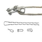 Overhead Steel Pre-Twisted Cable with Aluminum Fiber Optic Anchor Tension Wire