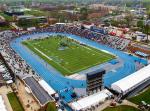 Outdoor Spray Coating Permeable Running Track Material Sports Flooring Stadium