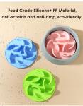 Foldable Silicone Pet Food And Water Bowl Collapsible Travel Slow Feeder Dog