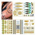 Gold Foil Body Tattoo Sticker