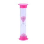 1 3 5 Minutes Plastic Hourglass Timers Color Customized For Brushing