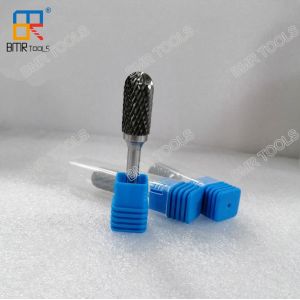 China BMR TOOLS Good Quality 8mm C type Cylinder Radius End Cut tungsten carbide burrs rotary files factory