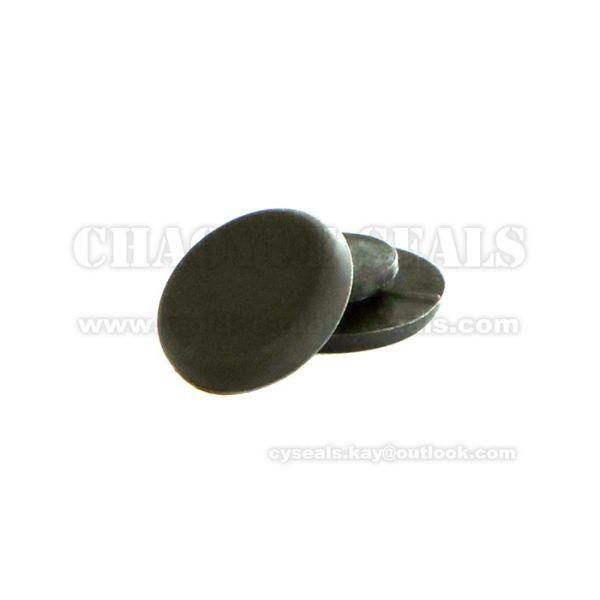 DN 22 x DN 7.85 x H 6.5 mm Black Frost Surface Silicone Rubber Bumpers