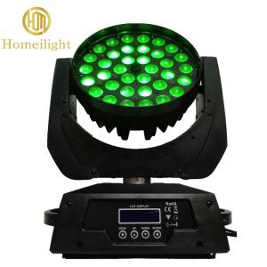 China 36pcs 18W RGBWA UV 6in1 Beam Zoom Wash LED Moving Head Light with Advanced Technology factory