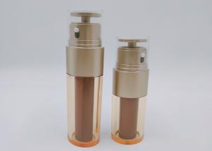 China 30ml - 50ml Double Wall Empty Cosmetic Bottles , Plastic Cosmetic Bottles With Sprayer factory