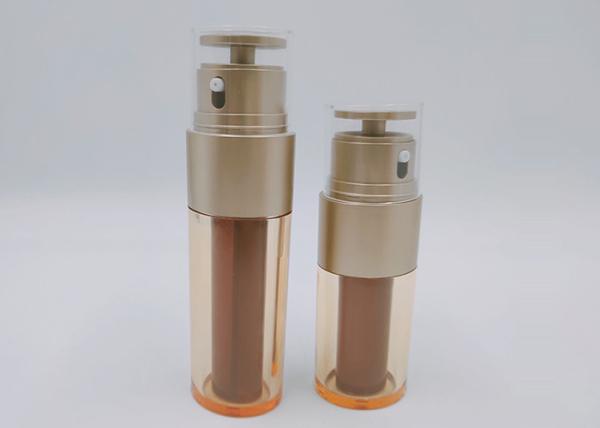 30ml - 50ml Double Wall Empty Cosmetic Bottles , Plastic Cosmetic Bottles With