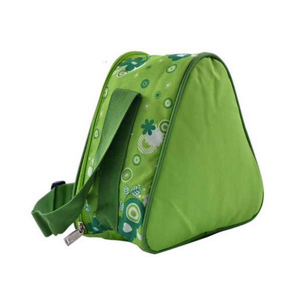 Triangle 600D Polyester Insulated Cooler Bag Picnic Insulated Lunch Box With PEVA Lining