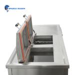 108L Two Tanks Industrial Ultrasonic Cleaner 0-1500W Adjustable Power