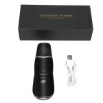 Black Multifunction Beauty Device Skin Scrubber ABS And Stainless Steel Material