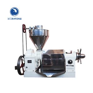 China Almond Walnut Electric Oil Press Machine Low Residue Cake Long Term Runing factory