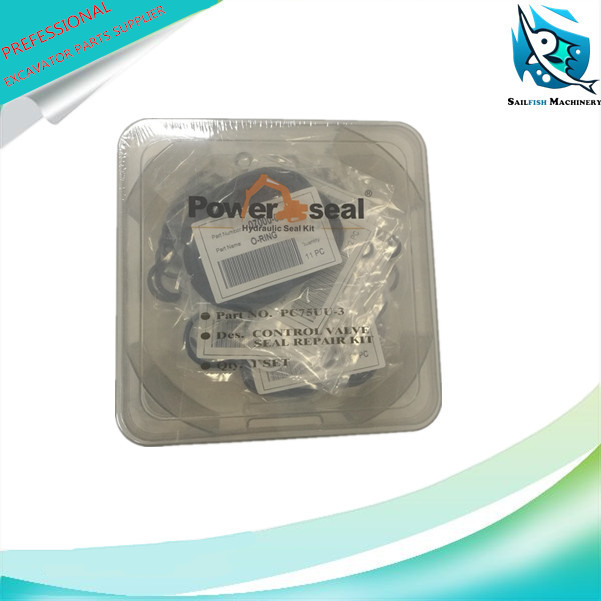 Hot sale good quality PC75UU-3 control valve seal kit for KOMATSU excavator