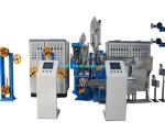 Tandem Line Indonesia Customer Wire And Cable Extrusion Machine