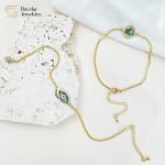 Ojo Bracelet 18K Gold Plated Jewelry Hamsa Hand Evil Eye Charm design