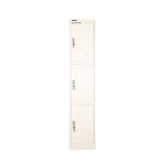 Steel Furniture Lockable Gym 3 Doors Metal Storage Locker